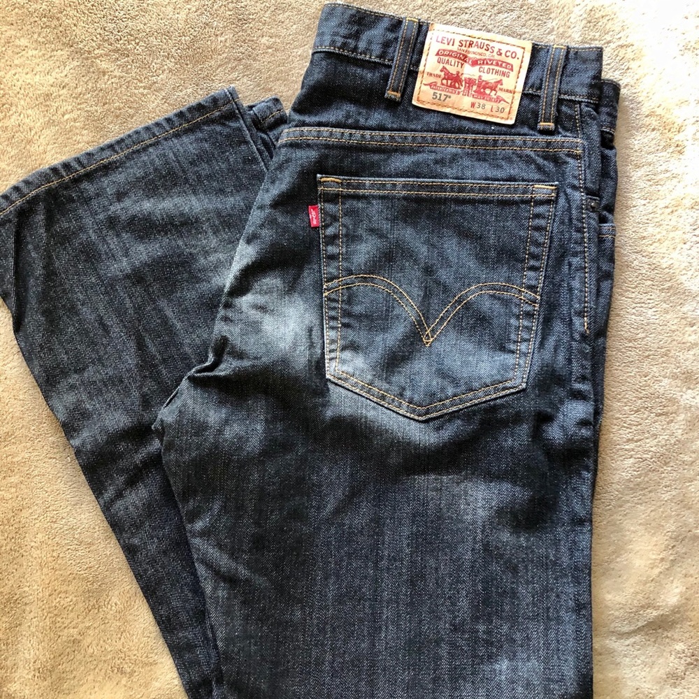Levi’s 517 Boot Cut Jeans. Size 38 by 30